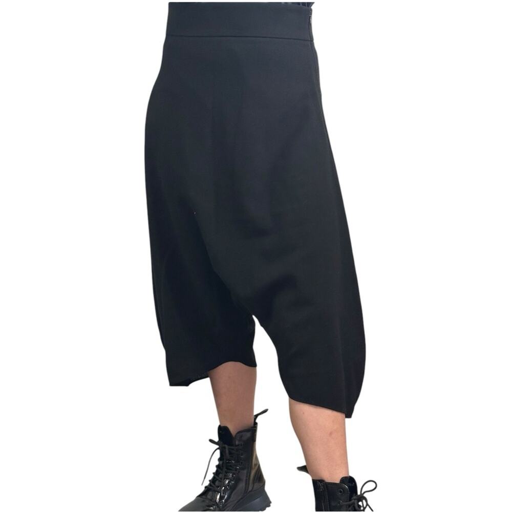 VTG Yves Saint Laurent Black Wool Harem Pants F40 US 6 Stefano Pilati Spr 09 RTW